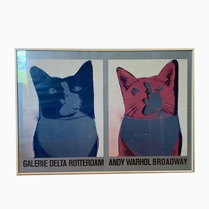 Screenprint Poster of Andy Warhol, Broadway, Galerie Delta Rotterdam, 1984-RTR-956354