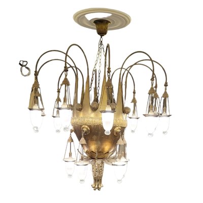 Sculptural 16-Light Chandelier by Basil Al Bayati-TCS-1742619