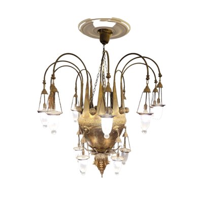 Sculptural 16-Light Chandelier by Basil Al Bayati-TCS-1742619