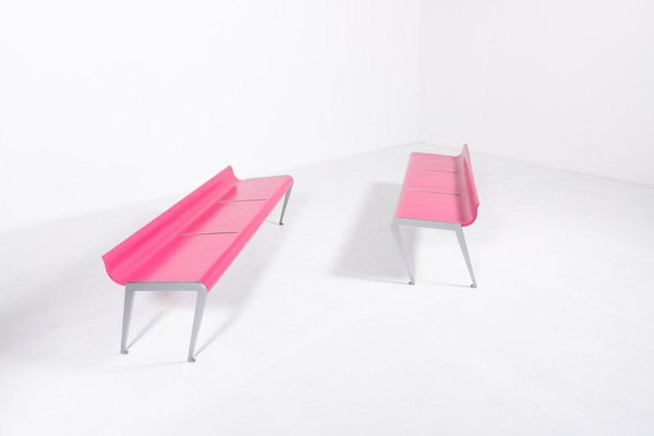 Sculptural Ballet Benches and Coffee Table by Marco Evaristti, Set of 2-KMC-1804833