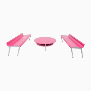 Sculptural Ballet Benches and Coffee Table by Marco Evaristti, Set of 2-KMC-1804833