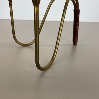 Sculptural Brass Candleholder Object attributed to Günter Kupetz for WMF, Germany, 1950s-QZ-1410377