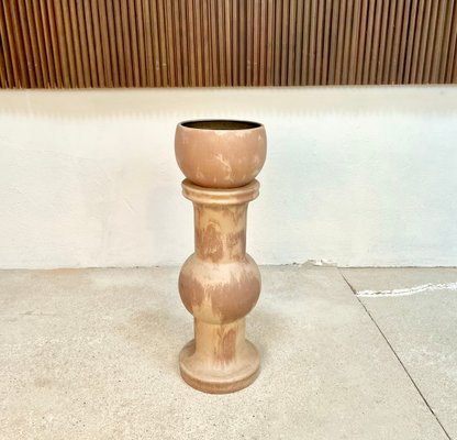 Sculptural Ceramic Column Planter by Otto Keramik, Germany 1970s-JP-1362034