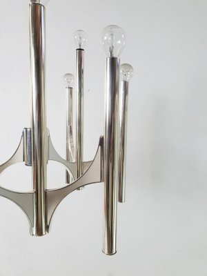 Sculptural Chandelier attributed to Gaetano Sciolari, Italy, 1970s-FO-1765690