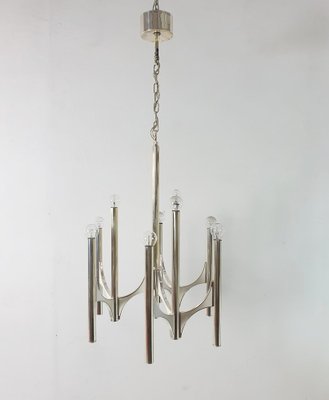 Sculptural Chandelier attributed to Gaetano Sciolari, Italy, 1970s-FO-1765690