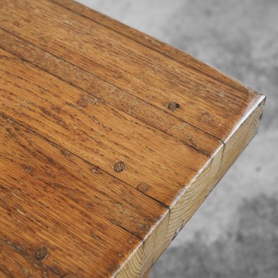 Sculptural Cross Legged Side Table in Wood, 1940s-LPQ-1783148