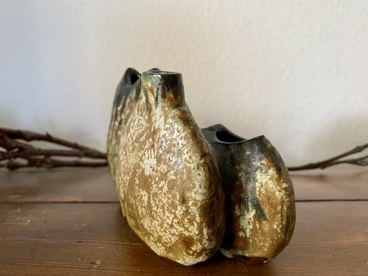 Sculptural Form 500 Pottery Vase by Helmut Schäffenacker, 1960s or 1970s-PYR-974028