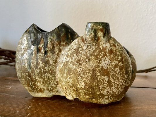 Sculptural Form 500 Pottery Vase by Helmut Schäffenacker, 1960s or 1970s-PYR-974028