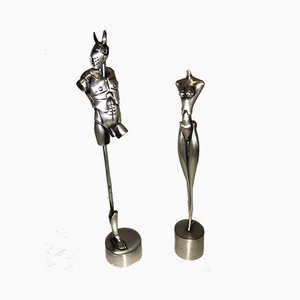 Sculptural Group, Royal Couple by Paul Wunderlich, Set of 2-CBS-875767