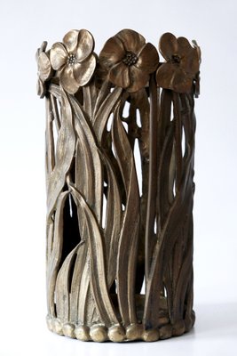 Sculptural Massive Brass Umbrella Stand 1960s-WPT-875818