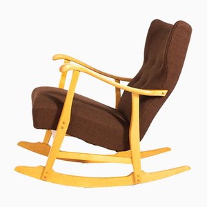 Sculptural Rocking Chair by Elias Svedberg for Nordiska Kompaniet, 1950s-KMC-873959