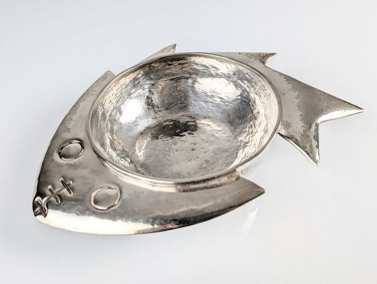 Sculptural Silver Bowl by Graziella Laffi, Peru, 1960s-JJT-2043450