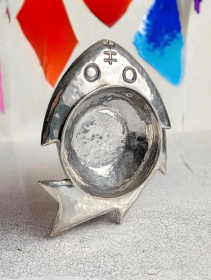 Sculptural Silver Bowl by Graziella Laffi, Peru, 1960s-JJT-2043450