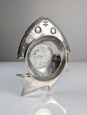 Sculptural Silver Bowl by Graziella Laffi, Peru, 1960s-JJT-2043450