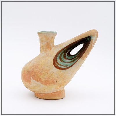 Sculptural Studio Ceramic Art Vase by Ceramist Nikos Dazelidis, Greece, 1960s-NYF-2019253