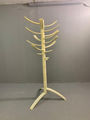 Sculptural White Lacquered Wood Coat Rack by Bruce Tippett Renna for Knoll International-FGA-923056