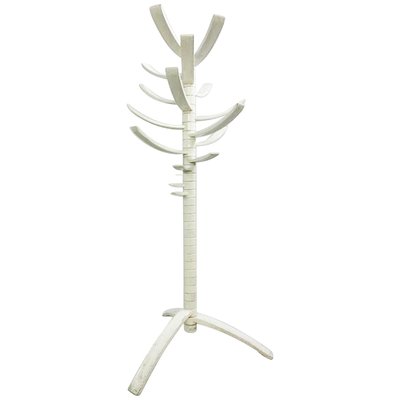 Sculptural White Lacquered Wood Coat Rack by Bruce Tippett Renna from Gavina-FGA-922763