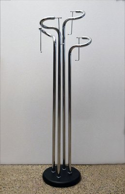 Sculpture Coat Hanger in Chromed Steel, 1970s-HS-1299627