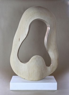 Sculpture Infinty, Silvered Basswood, M.Treml, Austria, 2021-TQA-1436502