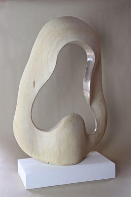 Sculpture Infinty, Silvered Basswood, M.Treml, Austria, 2021-TQA-1436502