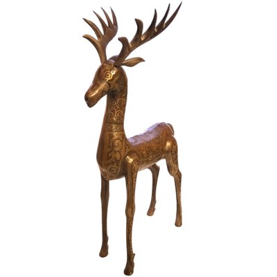 Sculpture of a Deer, 1980s, Bronze-TCS-1739924