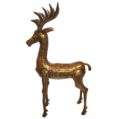 Sculpture of a Deer, 1980s, Bronze-TCS-1739924