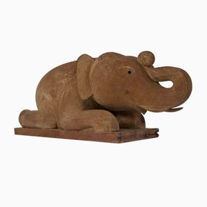 Sculpture of Elephant, Burma, 1890s-OWS-1771526