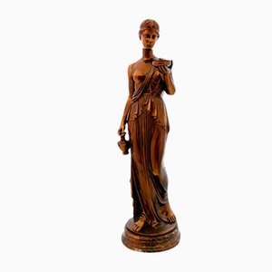 Sculpture of Hebe in Bronze, 1970s-LLP-1383554