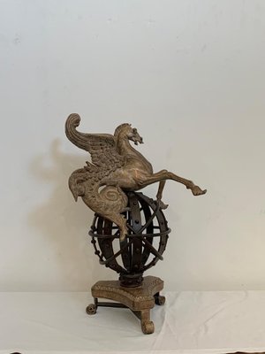 Sculpture of Pegasus on Astrolabe by Lam Lee Group Dallas-IJR-1393913