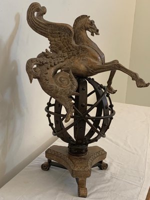 Sculpture of Pegasus on Astrolabe by Lam Lee Group Dallas-IJR-1393913