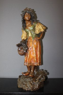 Sculpture Representing a Peasant in Terracotta by Stellmacher, 1900-BCR-1403030