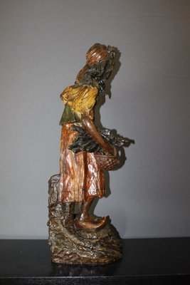 Sculpture Representing a Peasant in Terracotta by Stellmacher, 1900-BCR-1403030