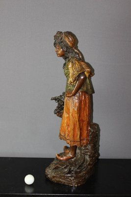 Sculpture Representing a Peasant in Terracotta by Stellmacher, 1900-BCR-1403030