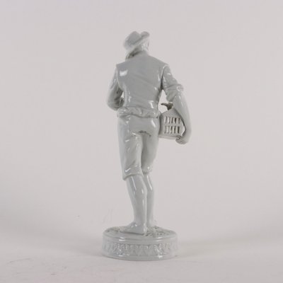 Sculpture Young Boy with Case in White Porcelain, 1800s-VMM-1724821