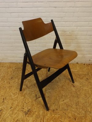 SE 18 Folding Chairs attributed to Egon Eiermann for Wilde+Spieth, Set of 4-EAW-1754619