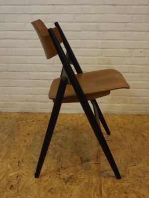 SE 18 Folding Chairs attributed to Egon Eiermann for Wilde+Spieth, Set of 4-EAW-1754619