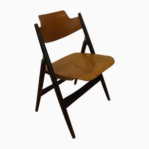 SE 18 Folding Chairs attributed to Egon Eiermann for Wilde+Spieth, Set of 4-EAW-1754619