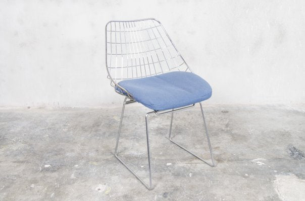 SE05 Wire Dining Chair by Cees Braakman for Pastoe, 1950s-QVY-169170