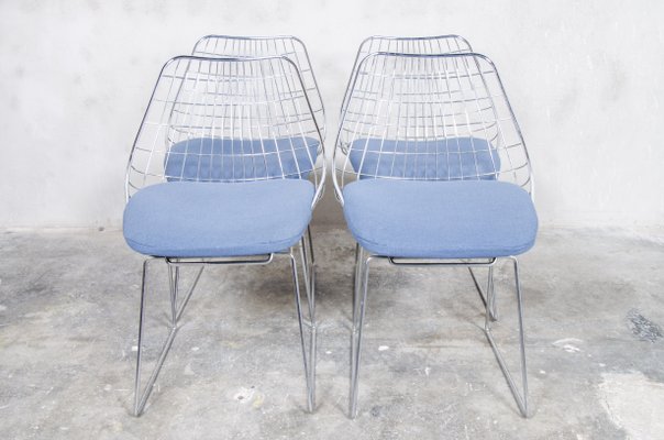 SE05 Wire Dining Chair by Cees Braakman for Pastoe, 1950s-QVY-169170