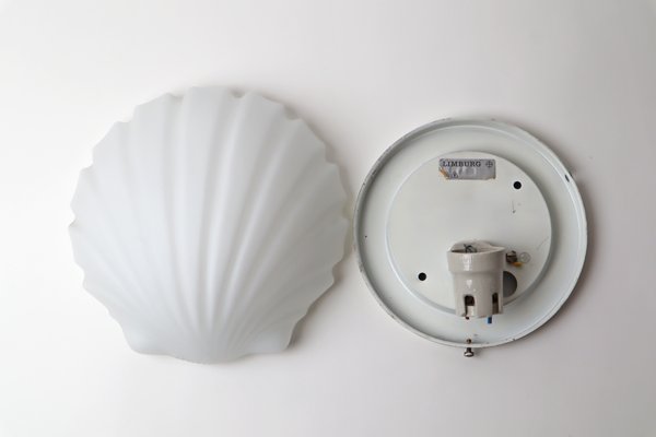 Seashell Lamp from Glashütte Limburg-ESB-1374099