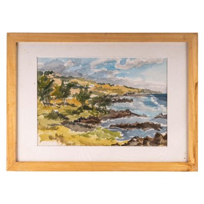 Seaside, 20th Century, Watercolor-WFS-911018