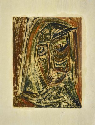 Sebastiano Carta 1, Portrait, Drawing on Paper, 1950s-ZCI-1775589