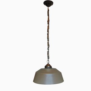 Secessionist Brass Ceiling Lamp-CAQ-1005557