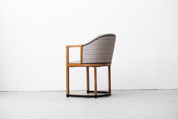 Secessionistic Armchair by Wilhelm Schmidt for Friedrich Otto Schmidt, Vienna, 1908, Set of 4-ZNO-2041939