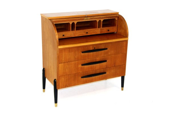 Secrétaire in Teak from Bröderna Gustafssons Träindustri, Sweden, 1950s-GEK-1020160