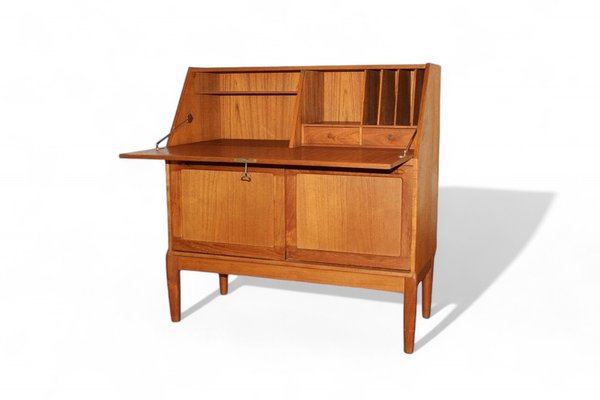 Secretary in Teak Denmark by H.W. Klein for Bramin, 1960s-BPJ-2042877