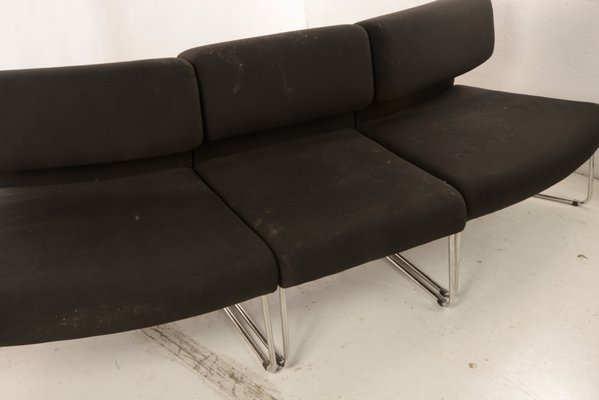 Sectional Semi Circle Sofa, Italy, 1960s, Set of 3-RAQ-681266