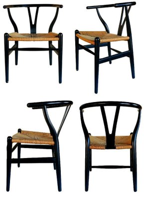 Sedie CH24 Wishbone Chair by Hans Wegner for Carl Hansen & Søn, 1950s, Set of 4-FIP-994270