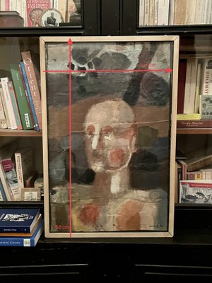 Self-Portrait, 1963, Oil on Paper, Framed-XMH-1807925