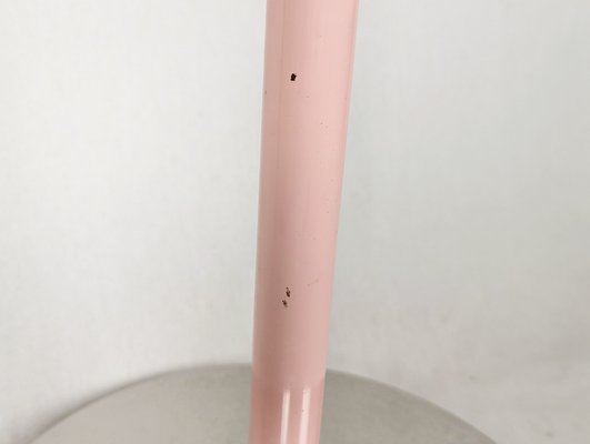 Sella Stool in Pink Metal and Leather by A. Castiglioni for Zanotta, 1960s-1970s-RD-1780785